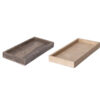 TRAY WITH EDGE TRAVERTINE 30X15CM