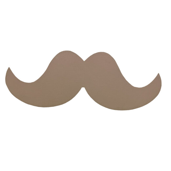 WOODEN MOUSTACHE BROWN