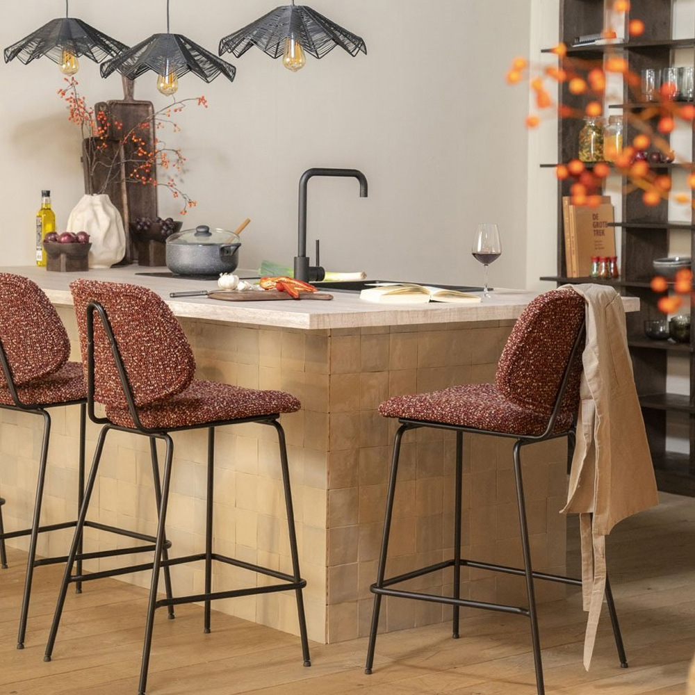BARCHAIR JON MAYWOOD TAUPE 45X52X95CM - Image 8