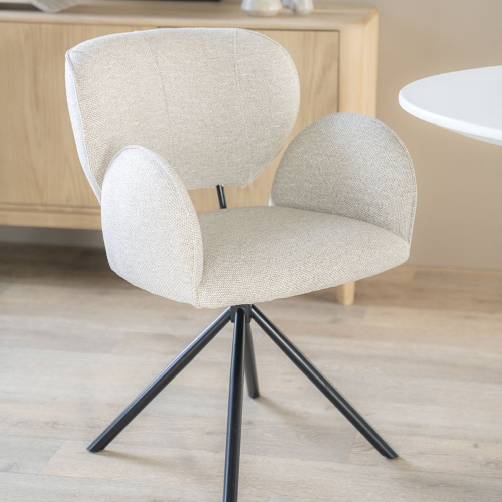 CHAIR ROSALIN MOON 60X61X83CM - Image 2