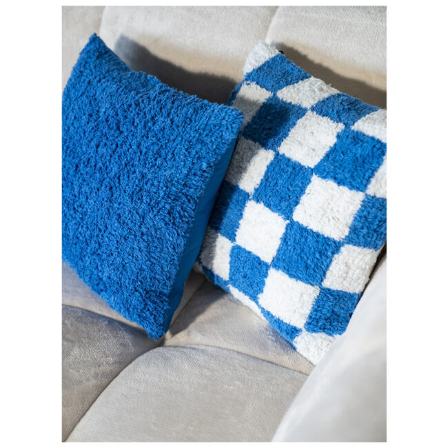 PILLOW CHESS BLUE 45X45CM - Image 3