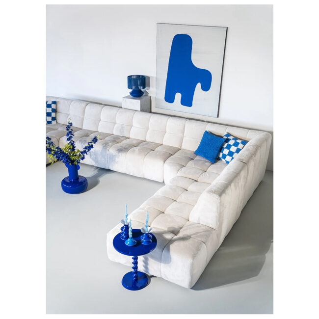 PILLOW CHESS BLUE 45X45CM - Image 4