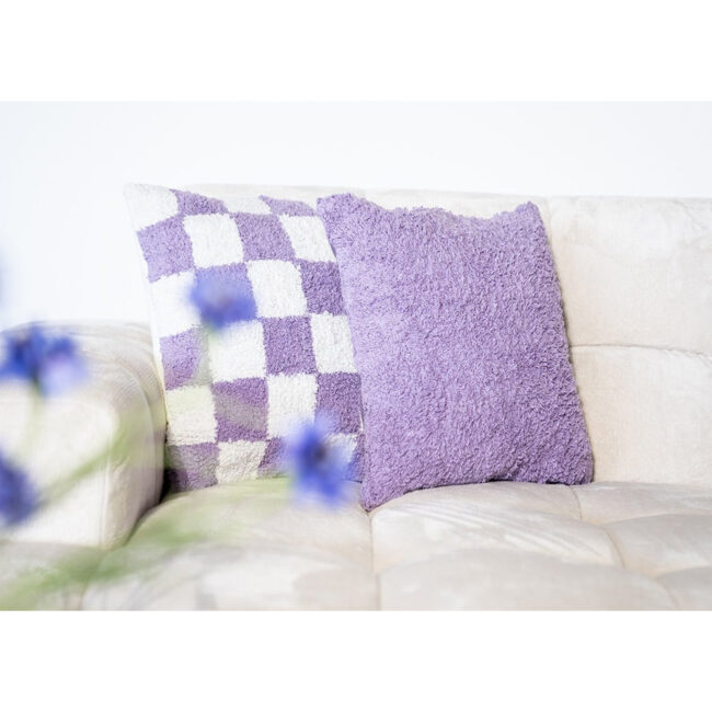 PILLOW CHESS LILAC 45X45CM - Image 3