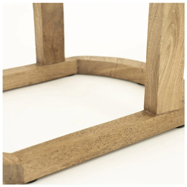 SIDE TABLE ENZO NATURAL 40X30X55CM - Image 3
