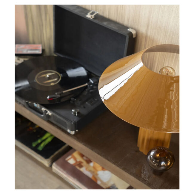 TABLE LAMP PALLAS MUSTARD 39X39X44CM - Image 3