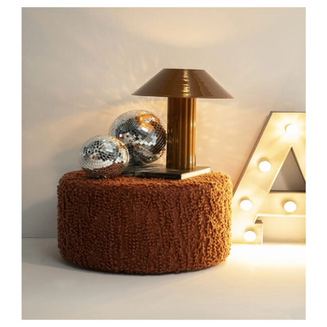TABLE LAMP PALLAS MUSTARD 39X39X44CM - Image 4