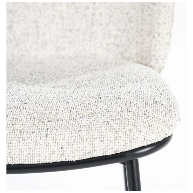 CHAIR CLYPSO BEIGE 44X42X80CM - Image 5