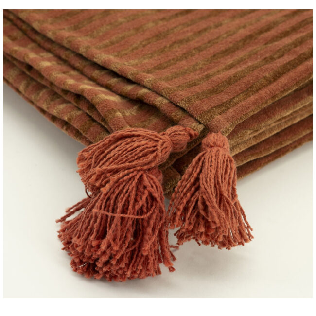 PLAID SIRUN TERRACOTTA 170X130CM - Image 3