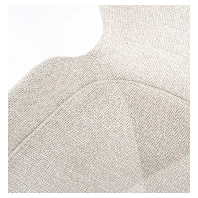 CHAIR SPINNER BEIGE 49X59X82CM - Image 5