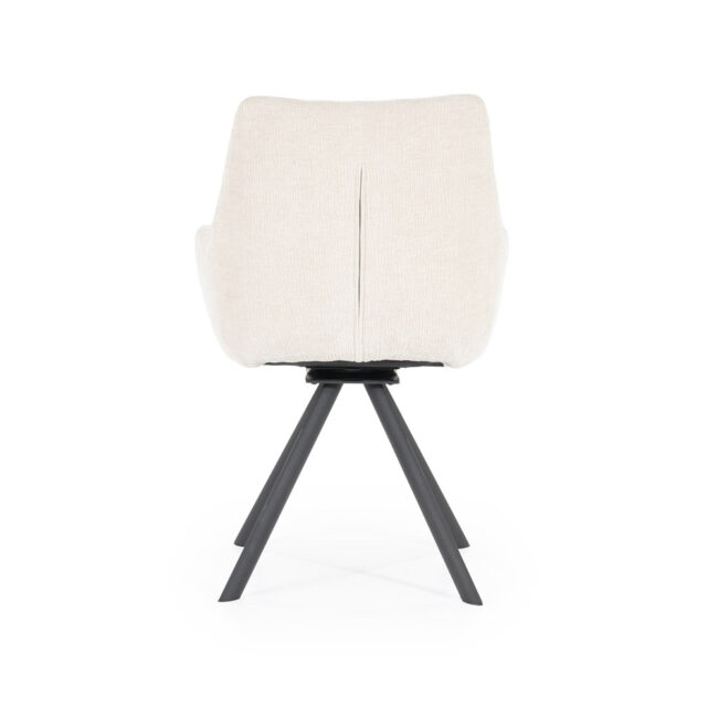 CHAIR BLISS WITH ARMREST BEIGE 59X66X88CM - Image 3