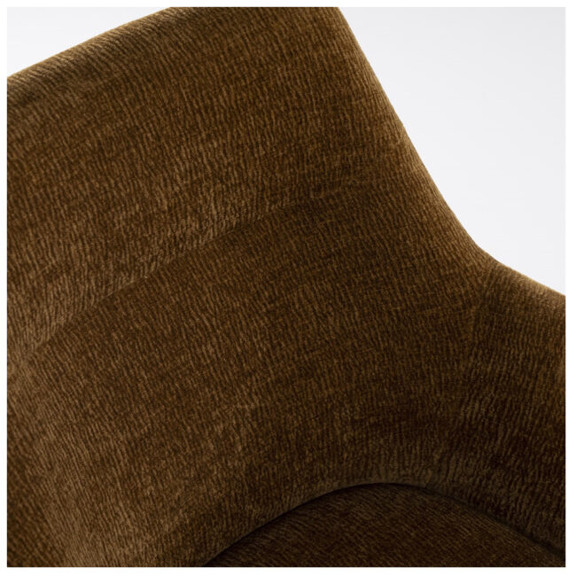 CHAIR BLISS WITH ARMREST MUSTARD 59X66X88CM - Image 5