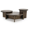 COFFEE TABLE LEOTI SMALL BROWN 45X45X45CM - Image 5