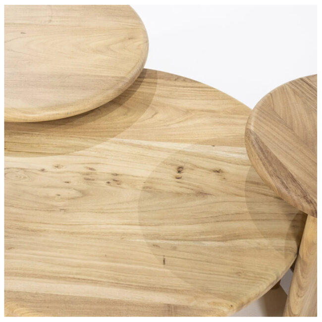 COFFEE TABLE LEOTI MEDIUM NATURAL 60X60X36CM - Image 5