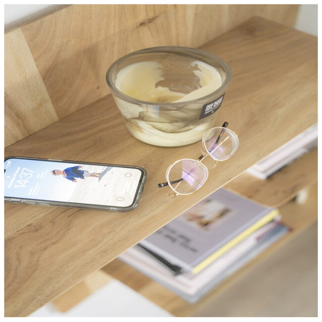 WALL SHELF SECO NATURAL 60X23X90CM - Image 4