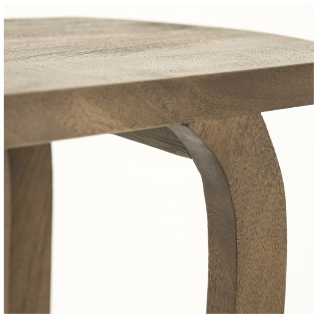 SIDE TABLE ENZO BROWN 40X30X55CM - Image 3