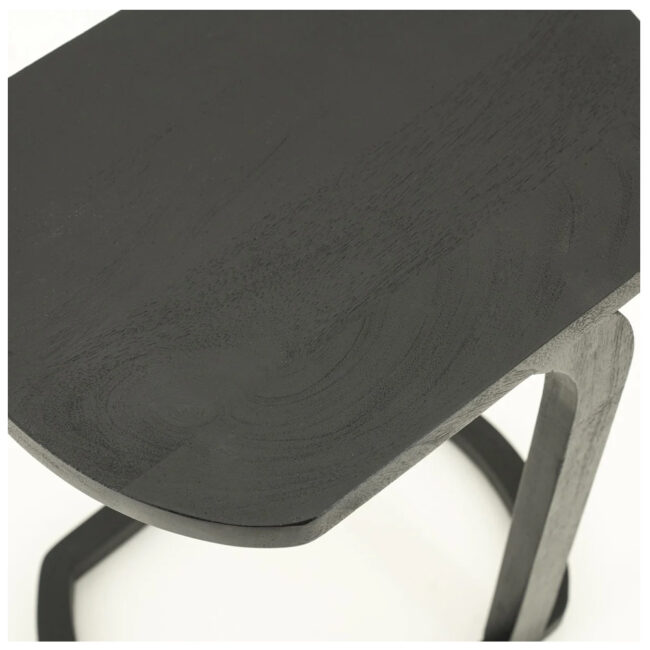 SIDE TABLE ENZO BLACK 40X30X55CM - Image 3