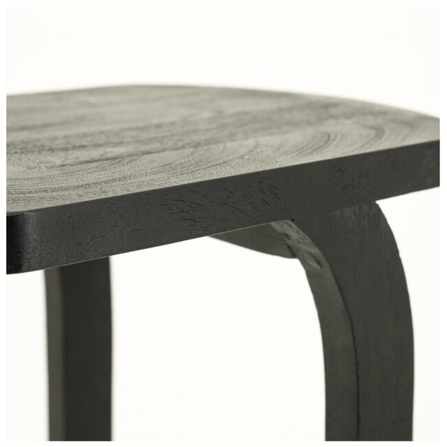 SIDE TABLE ENZO BLACK 40X30X55CM - Image 4