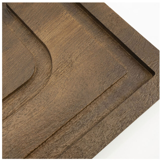 WALL DECOR KUZAI BROWN 60X3X90CM - Image 3