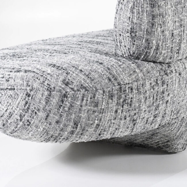 SOFA JAYDEN BARKLEY GREY 265X87X78CM - Image 5