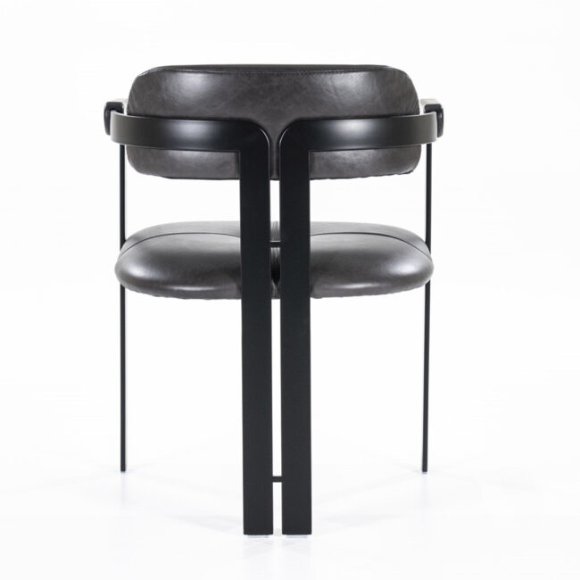CHAIR MORRIS BLACK 60X57X78CM - Image 3