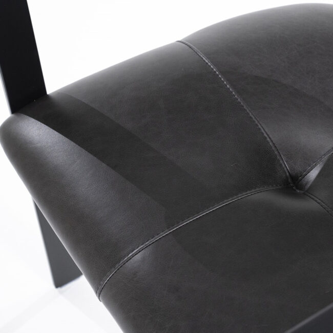 CHAIR MORRIS BLACK 60X57X78CM - Image 6