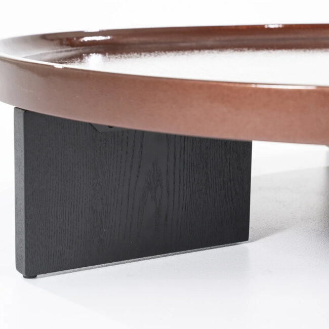 COFFEE TABLE MAYSON RED 120X120X25CM - Image 3