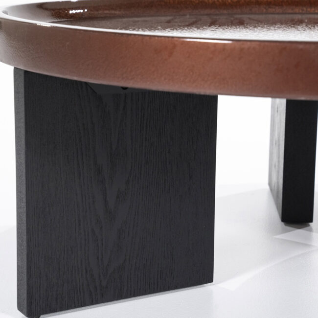 COFFEE TABLE MAYSON RED 90X95X35CM - Image 3