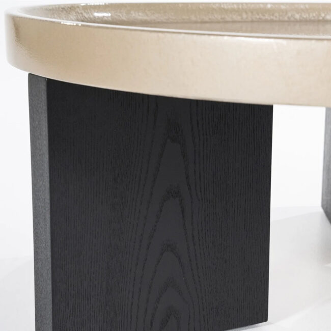 COFFEE TABLE MAYSON BEIGE 90X90X35CM - Image 5