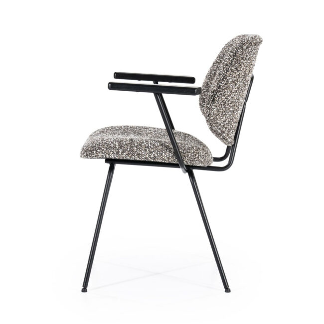CHAIR JON W ARMREST MAYWOOD TAUPE 62X57X82CM - Image 5