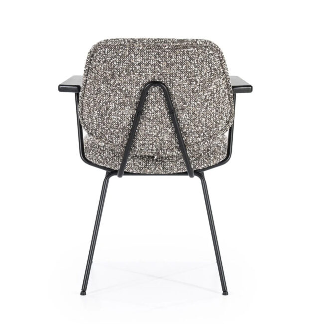 CHAIR JON W ARMREST MAYWOOD TAUPE 62X57X82CM - Image 6