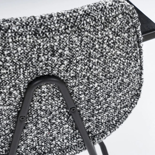 CHAIR JON WITH ARMREST MAYWOOD BLACK 62X57X82CM - Image 5