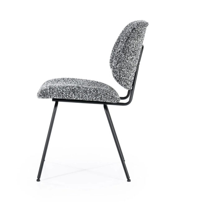 CHAIR JON MAYWOOD BLACK 49X58X82CM - Image 4
