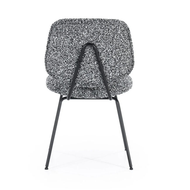 CHAIR JON MAYWOOD BLACK 49X58X82CM - Image 3