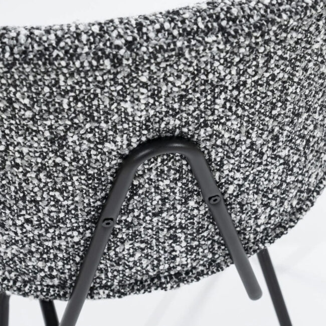 CHAIR JON MAYWOOD BLACK 49X58X82CM - Image 6