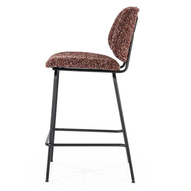BARCHAIR JON MAYWOOD RED 45X52X95CM - Image 4