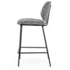 BARCHAIR JON MAYWOOD BLACK 45X52X95CM - Image 5