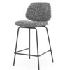 BARCHAIR JON MAYWOOD BLACK 45X52X95CM