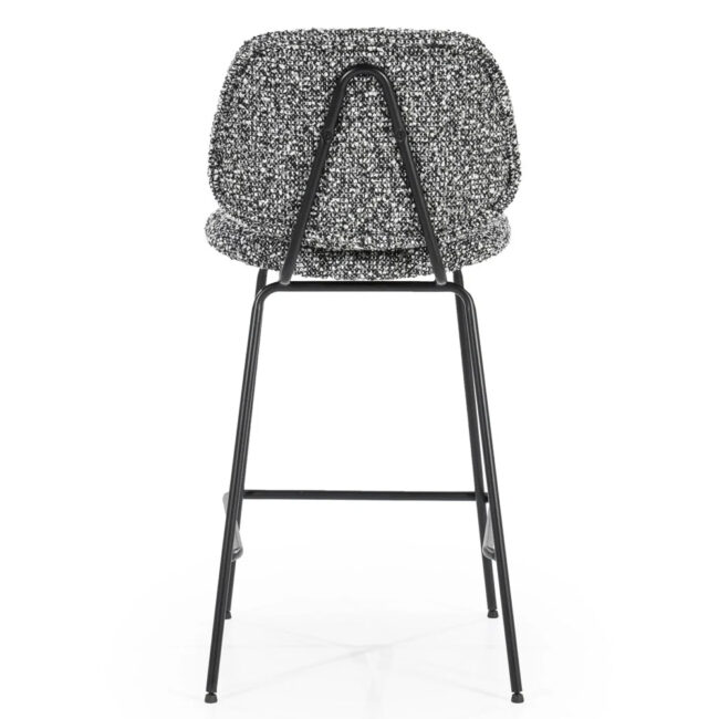 BARCHAIR JON MAYWOOD BLACK 45X52X95CM - Image 4