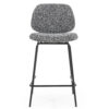BARCHAIR JON MAYWOOD BLACK 45X52X95CM - Image 2