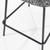 BARCHAIR JON MAYWOOD BLACK 45X52X95CM - Image 7