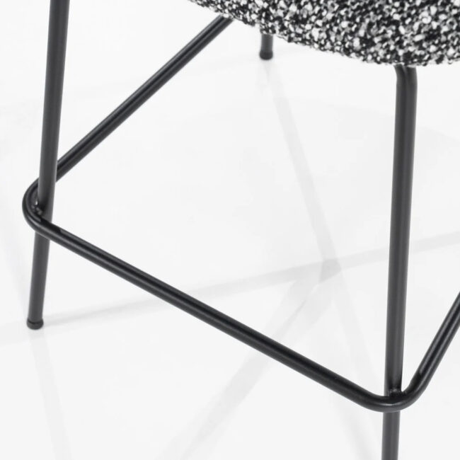 BARCHAIR JON MAYWOOD BLACK 45X52X95CM - Image 7