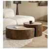 COFFEE TABLE SET HAZEL D55X40 D79X30CM - Image 2