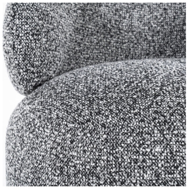 LOUNGE CHAIR MAEVE MAYWOOD BLACK 82X85X72CM - Image 6