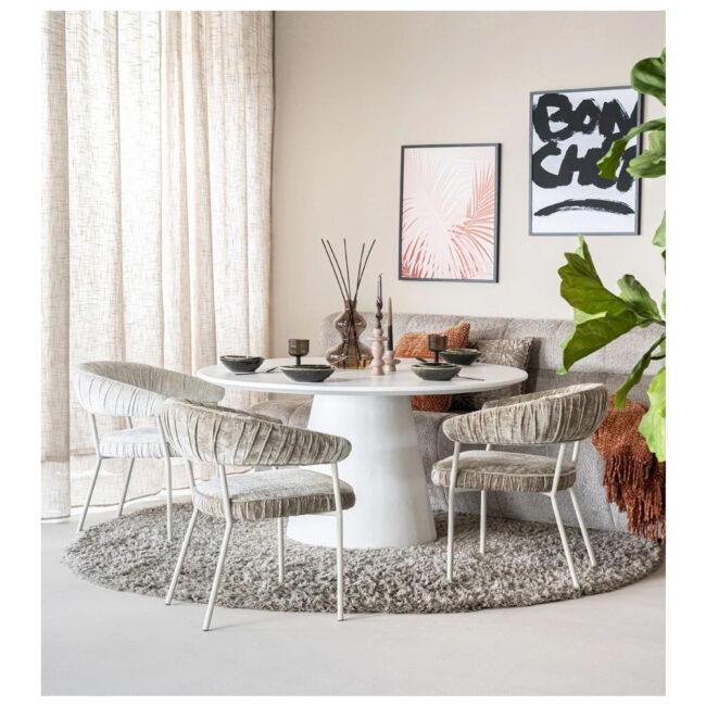CHAIR LIZZY FEMME TAUPE 59X60X79CM - Image 3