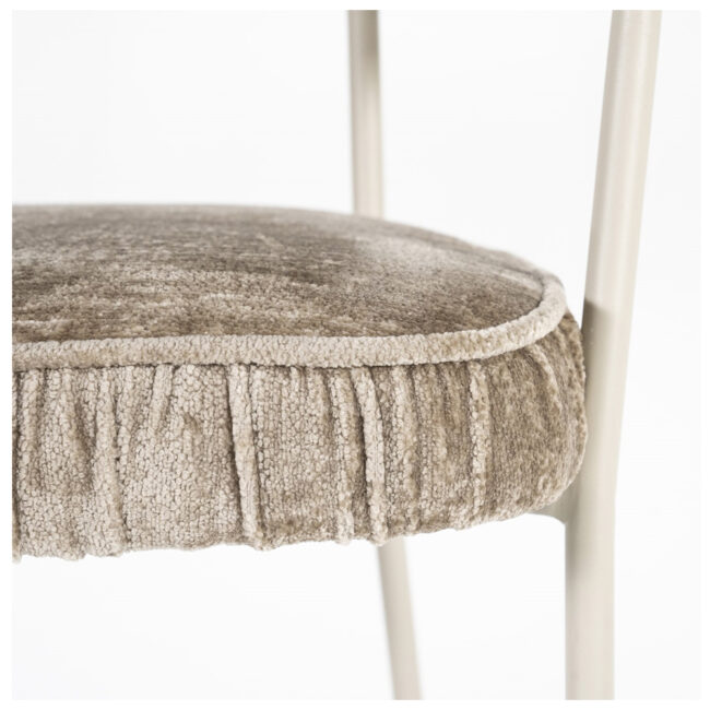 CHAIR LIZZY FEMME TAUPE 59X60X79CM - Image 7