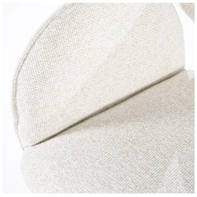 CHAIR ROSALIN BEIGE MOON 60X61X83CM - Image 6