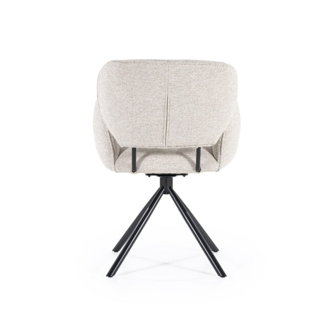 CHAIR ROSALIN TAUPE MOON 60X61X83CM - Image 3