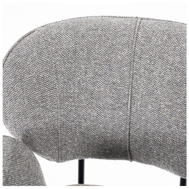 CHAIR ROSALIN BROWN MOON 60X61X83CM - Image 4