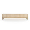 TV CABINET HARVEY 6 DOORS 220X40X50CM