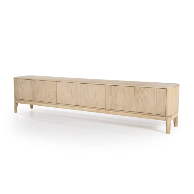 TV CABINET HARVEY 6 DOORS 220X40X50CM - Image 3